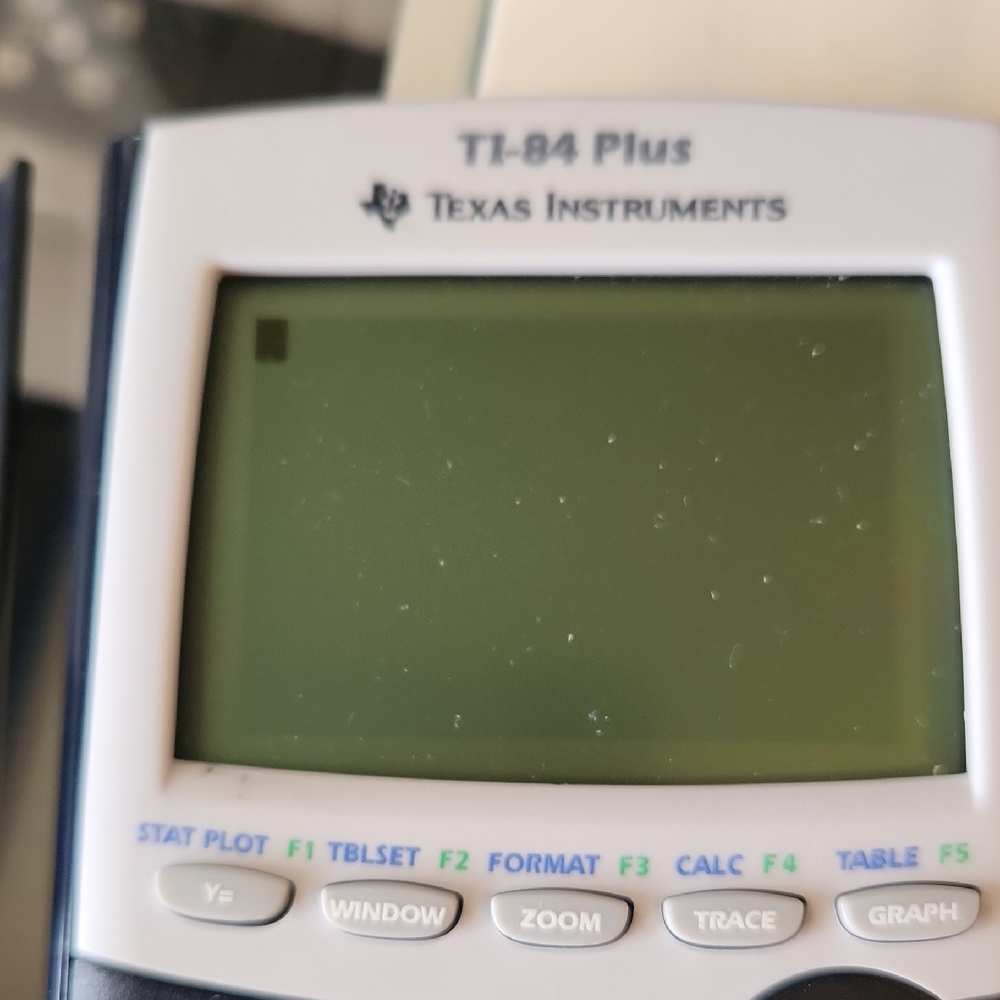 Texas Instruments TI-84 Plus Graphing Device - Black and White